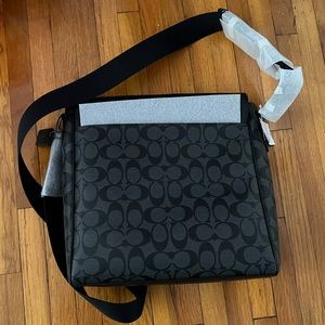 Brand new coach signature canvas men